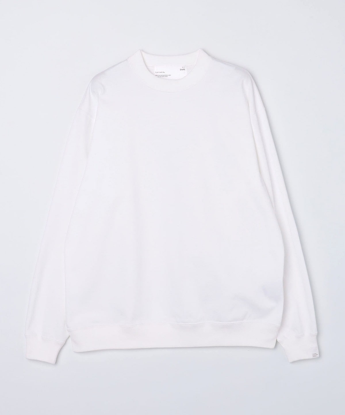 【SHIPS別注】THYARD: ロングスリーブ スウェットプルオーバー