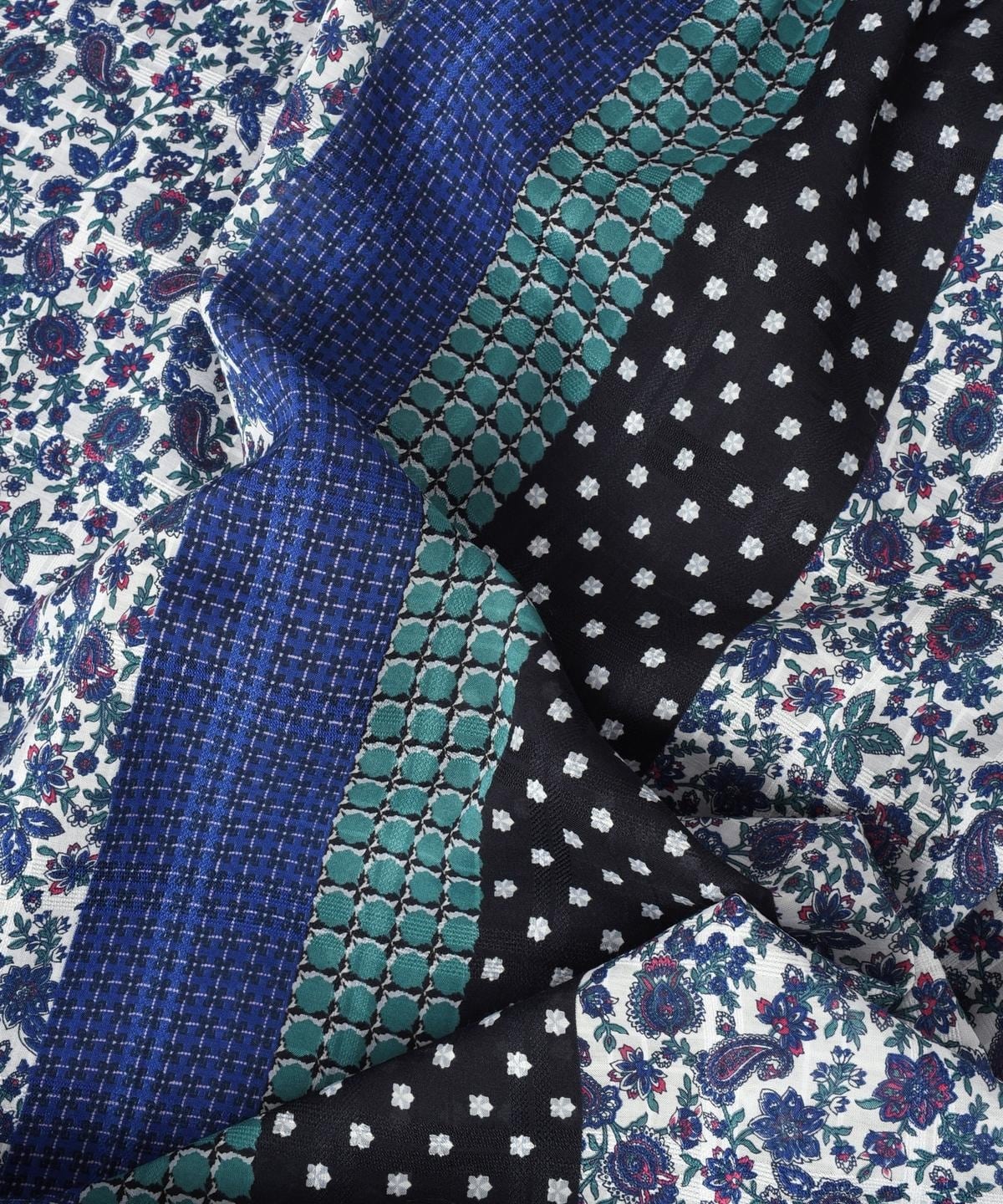 liflattie ships:パッチワークギャザースカート