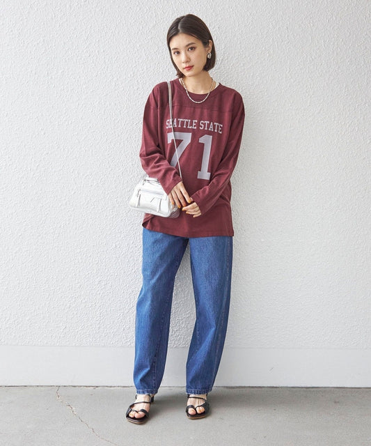 〈洗濯機可能〉Odub:フットボール TEE