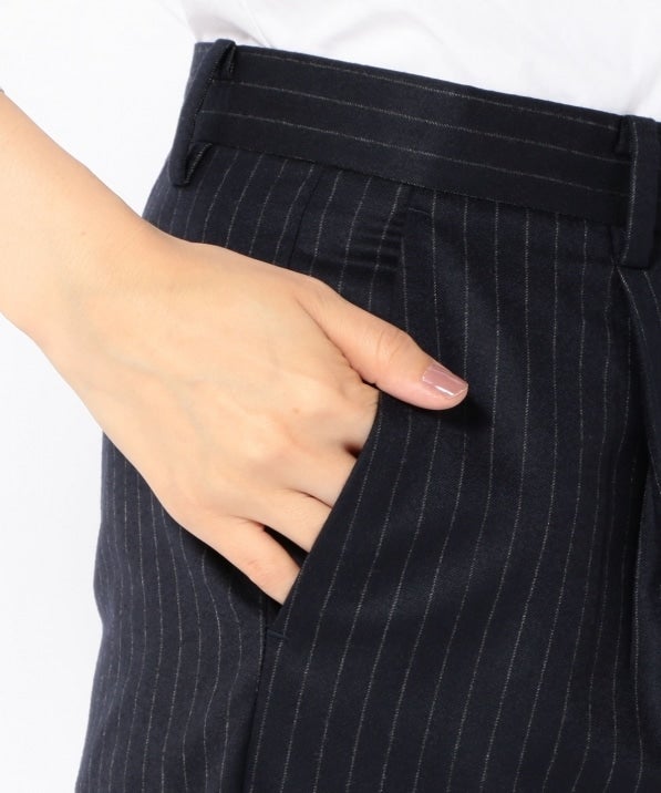CANONICO ウールストライプパンツ
