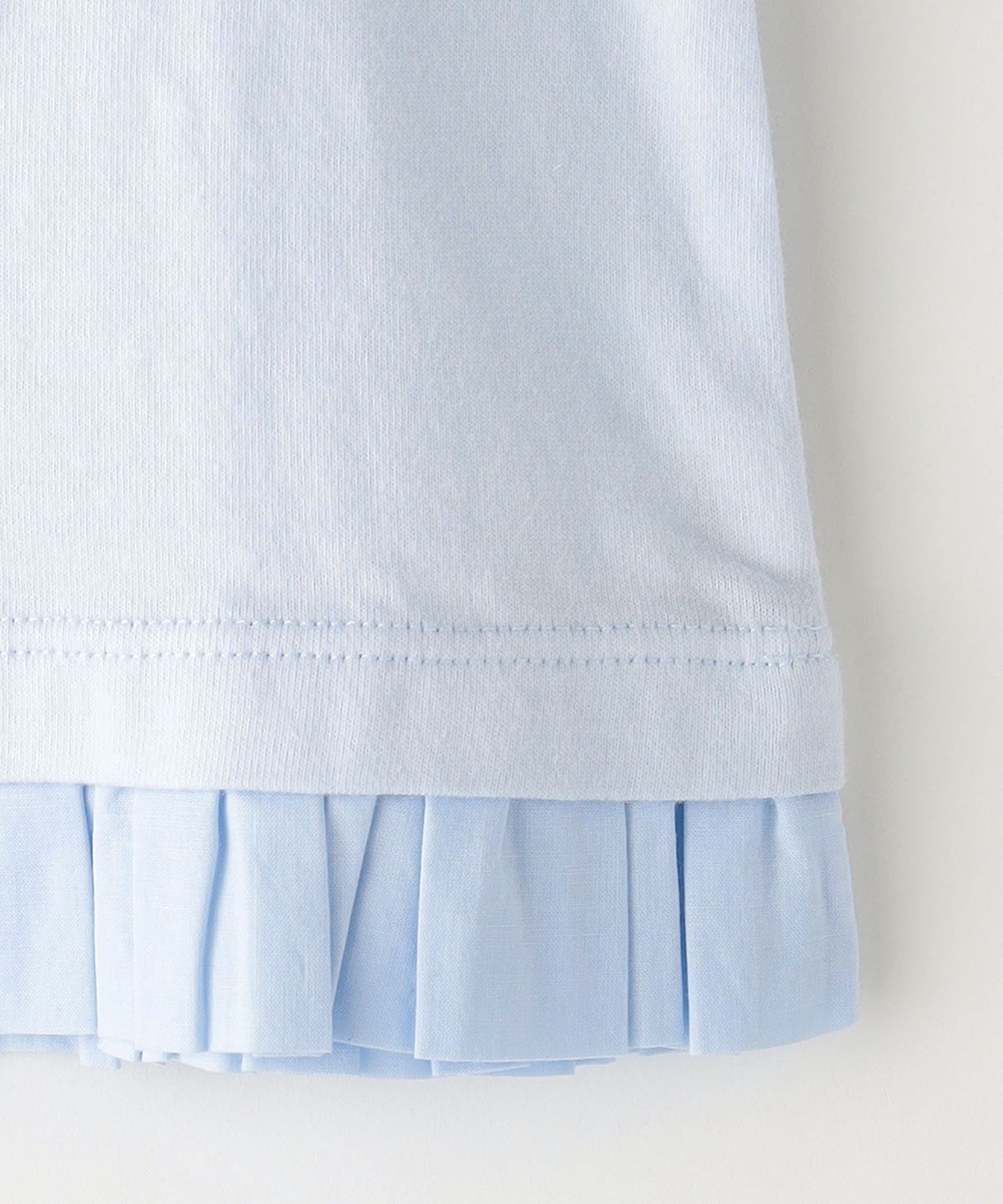 SHIPS KIDS:ヘムフリル パフスリーブ TEE(80〜90cm)