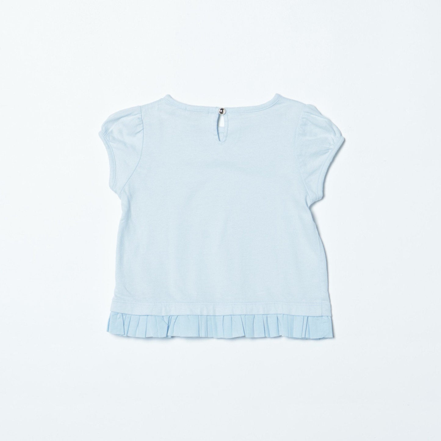 SHIPS KIDS:ヘムフリル パフスリーブ TEE(80〜90cm)