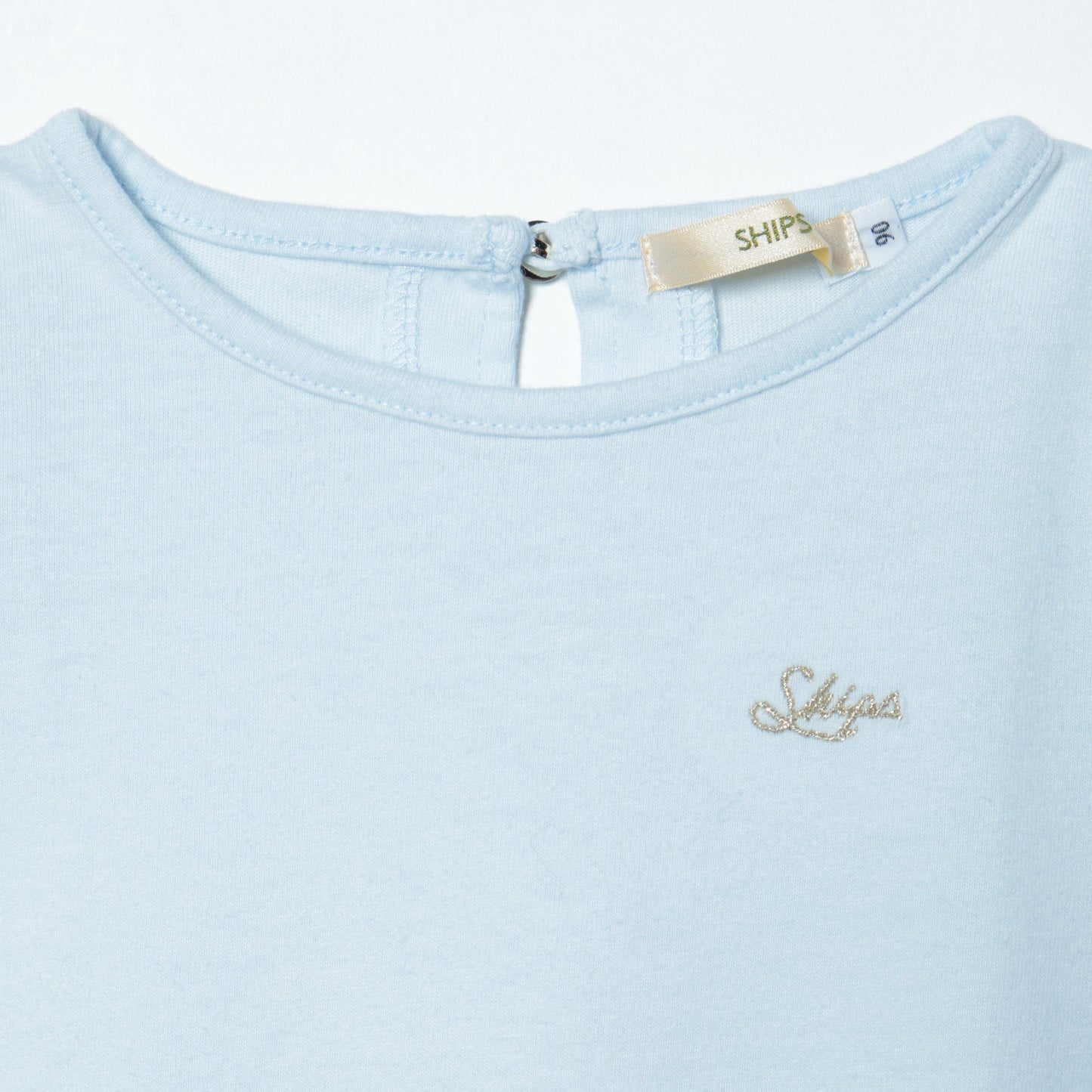 SHIPS KIDS:ヘムフリル パフスリーブ TEE(80〜90cm)