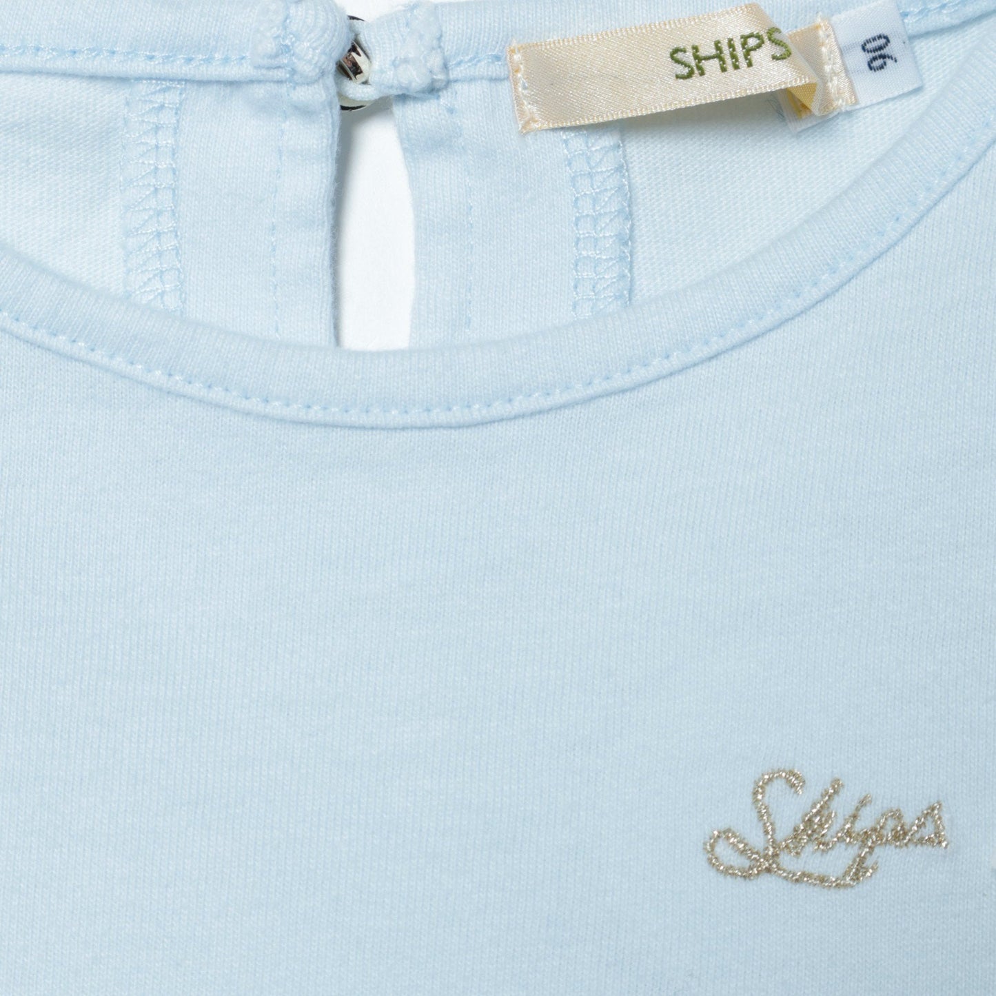 SHIPS KIDS:ヘムフリル パフスリーブ TEE(80〜90cm)