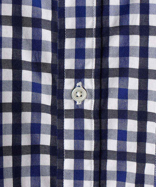 SHIPS: japan quality ドビー ギンガムチェック ボタンダウン シャツ S/S
