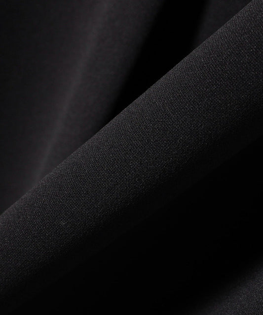【SHIPS別注】little black:〈洗濯機可能〉ハイストレッチ ダンボール ジレ