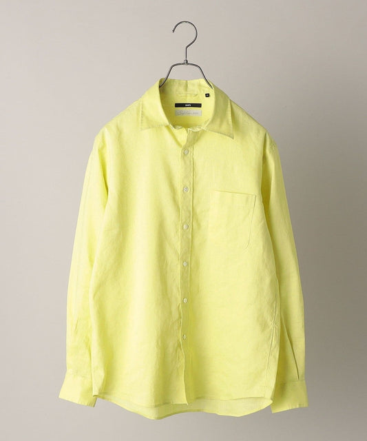 SHIPS: SOLOTEX(R) サフィラン リネン ハイブリッド レギュラーカラーシャツ 22SS