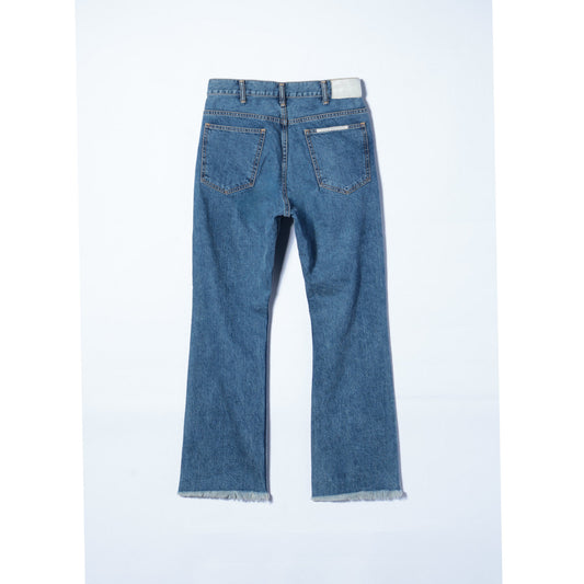YOUNG&OLSEN:〈ウォッシャブル〉70s HIP JEANS フレア デニム パンツ