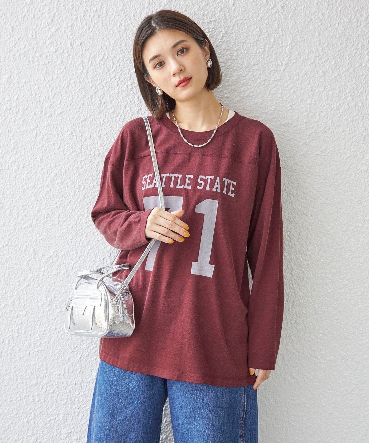 〈洗濯機可能〉Odub:フットボール TEE