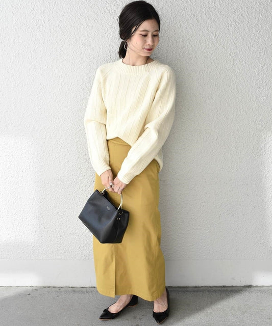 D’ARLES MERINO:ヘリンボーンプルオーバー