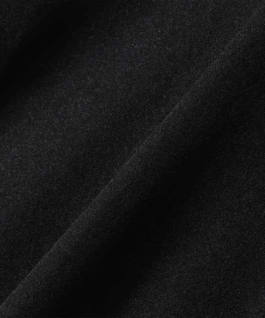 〈手洗い可能〉シアー オーガンジー シャーリング 袖 タートルネック