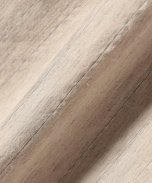 〈手洗い可能〉ストレッチ リネン ベアトップ サロペット