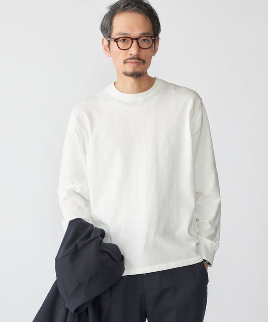 SHIPS: 〈手洗い可能〉14ゲージ TEXBRID(R) コットン ハイゲージ ニット