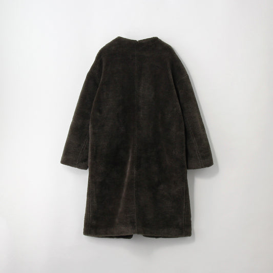 SHIPS:WOOL BOA N/C COAT