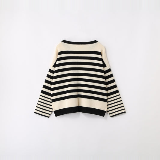 MAISON.C:CRAZY STRIPE TOP