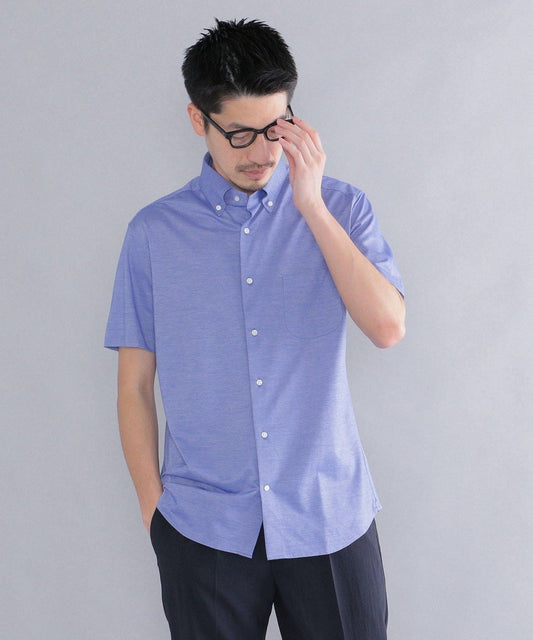 SHIPS:COOLMAX(R)ジャージー 半袖シャツ