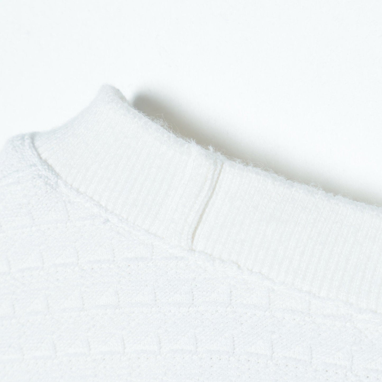 SHIPS: リンクス ジャカード ブロック クルーネック Tシャツ