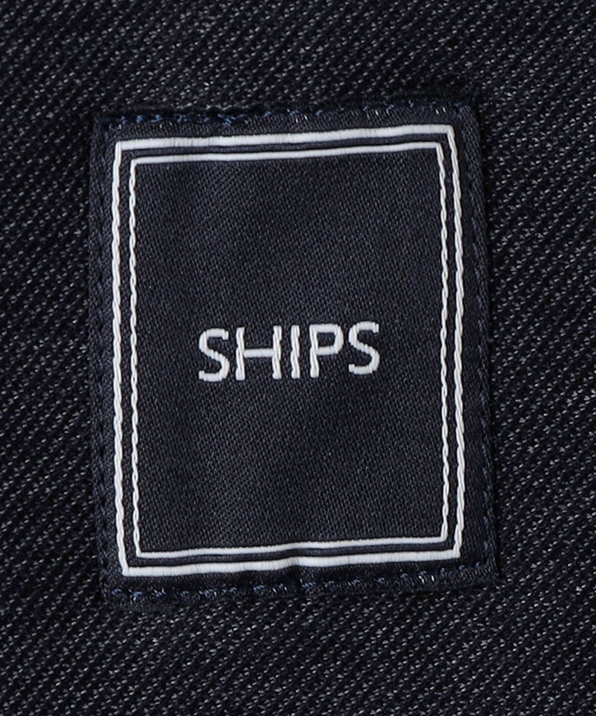 SHIPS:ジャージ 先染メランジインレーカルゼ ジャケット