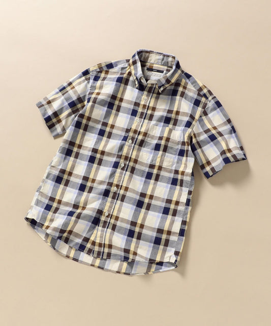 SHIPS: ペルヴィアン ピマ チェック ショートスリーブシャツ