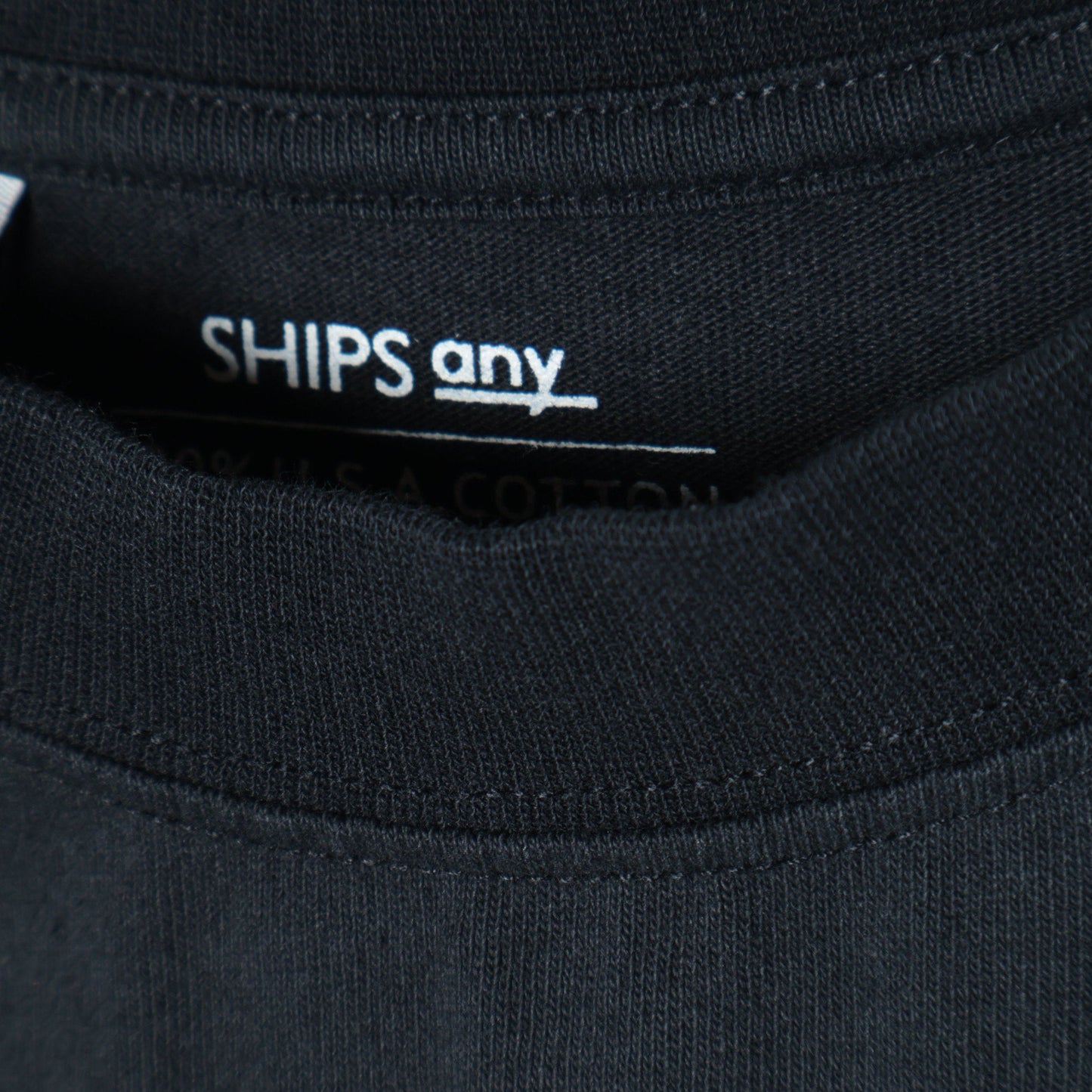 SHIPS any: USAコットン モックネックTEE