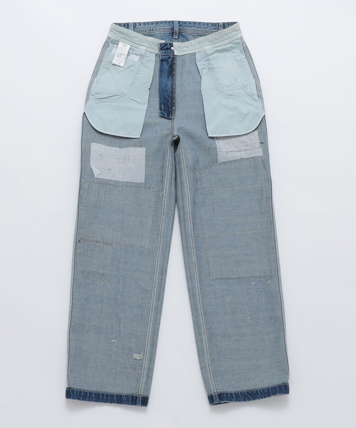 UNIVERSAL OVERALL: コーン ペインター リメイク デニムパンツ