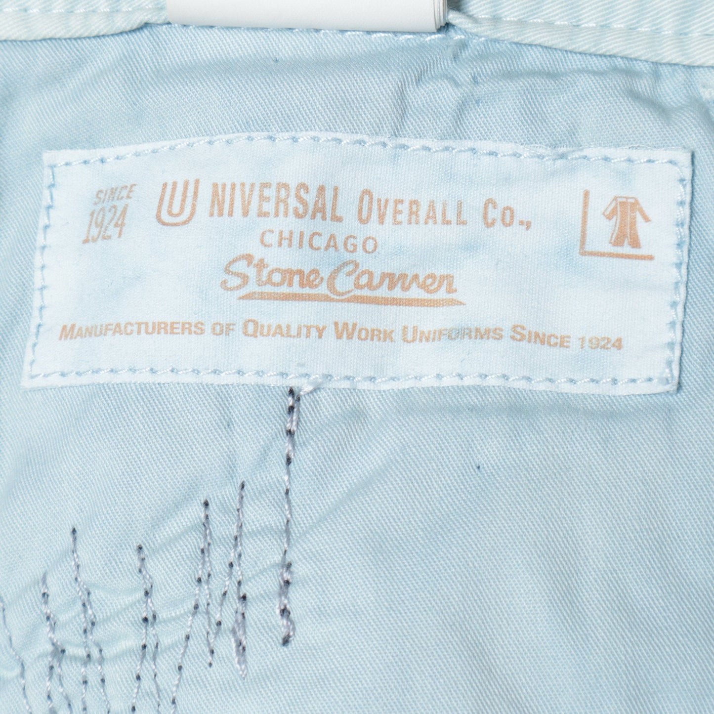 UNIVERSAL OVERALL: コーン ペインター リメイク デニムパンツ