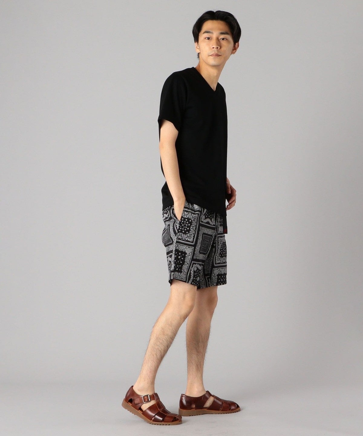 SHIPS: 抗菌・防臭 NANO-FINE(R) コットン Vネック Tシャツ
