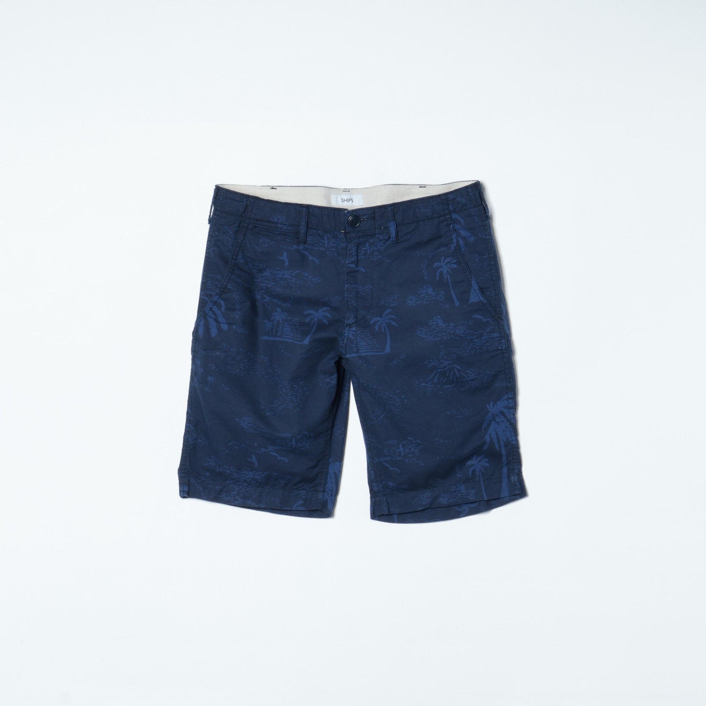 SHIPS:TAPERED SHORTS PRT/MOTIF 78