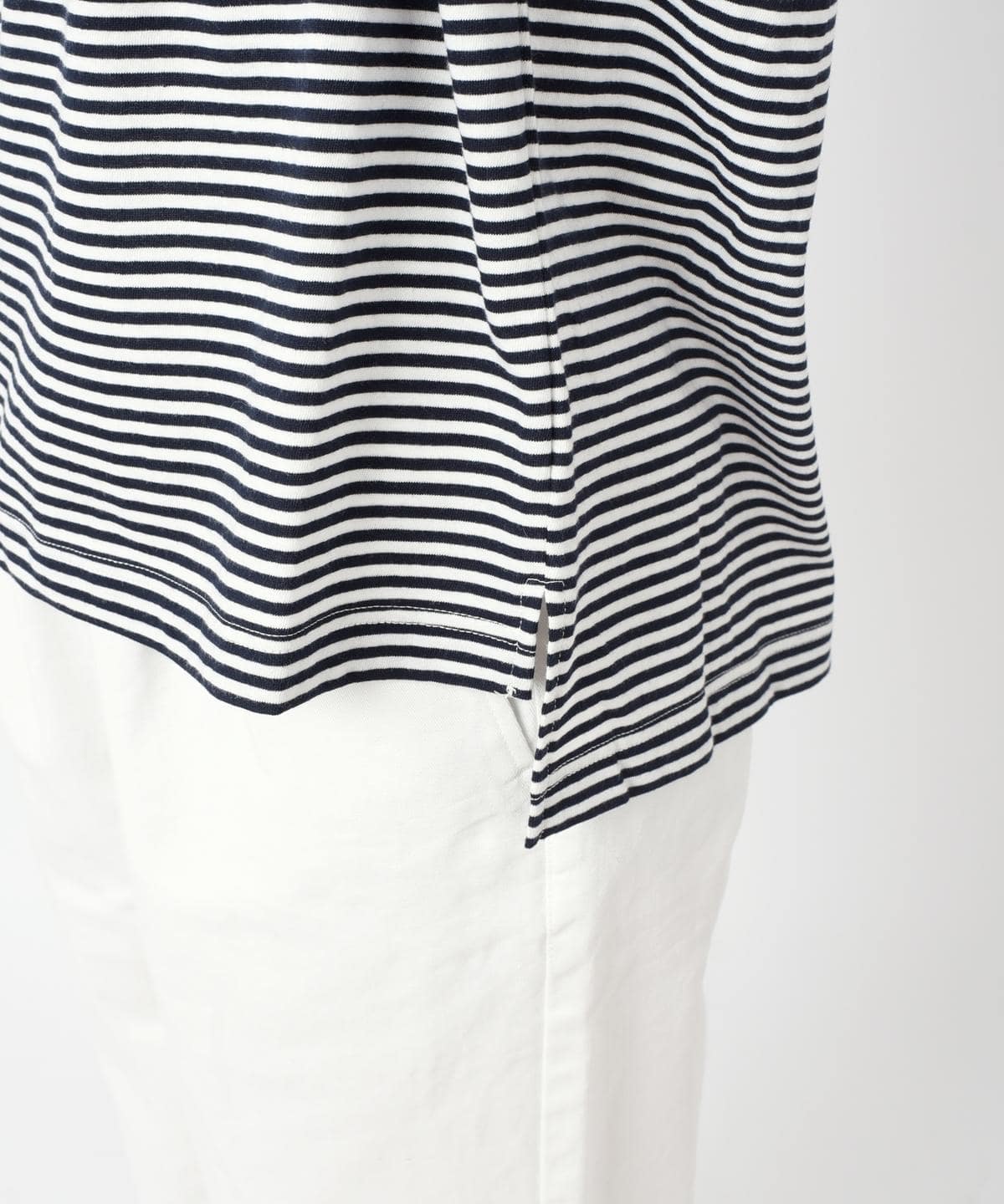 【UVカット】liflattie ships:ボーダーショートスリーブTEE