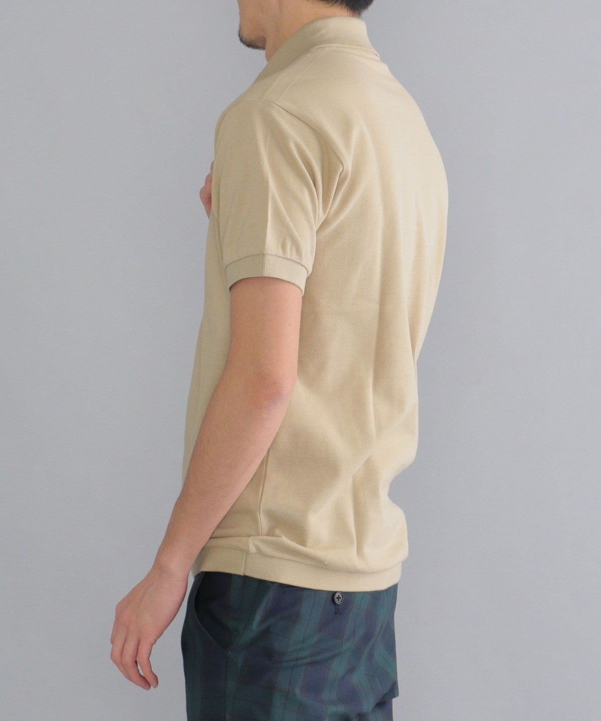 【SHIPS別注】LACOSTE: クラシック ニットリブ ポロシャツ