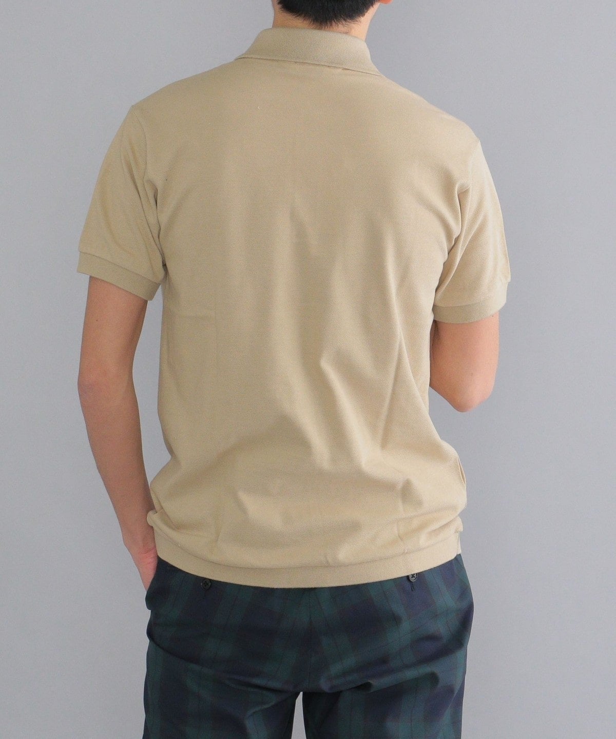 【SHIPS別注】LACOSTE: クラシック ニットリブ ポロシャツ