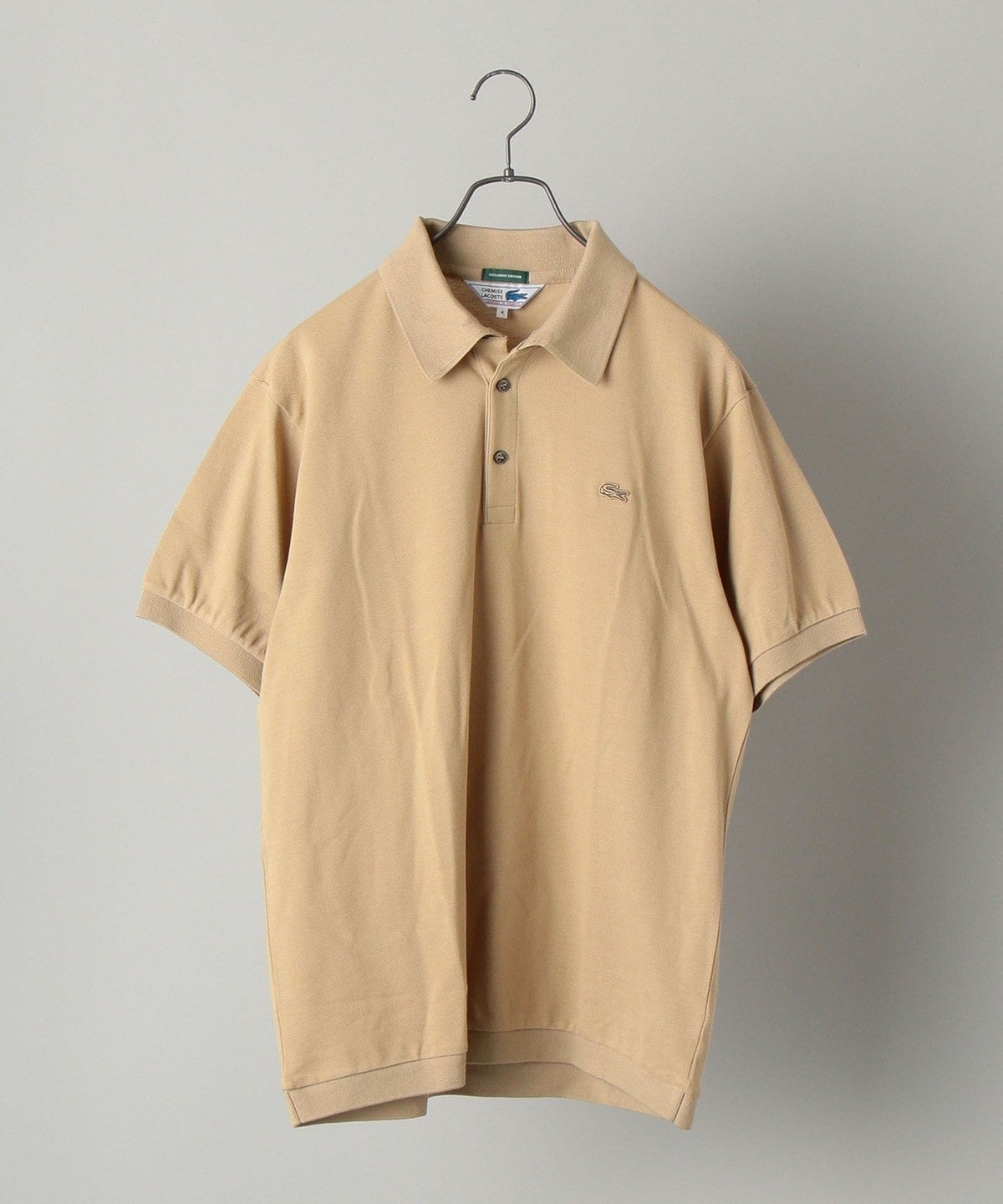 【SHIPS別注】LACOSTE: クラシック ニットリブ ポロシャツ