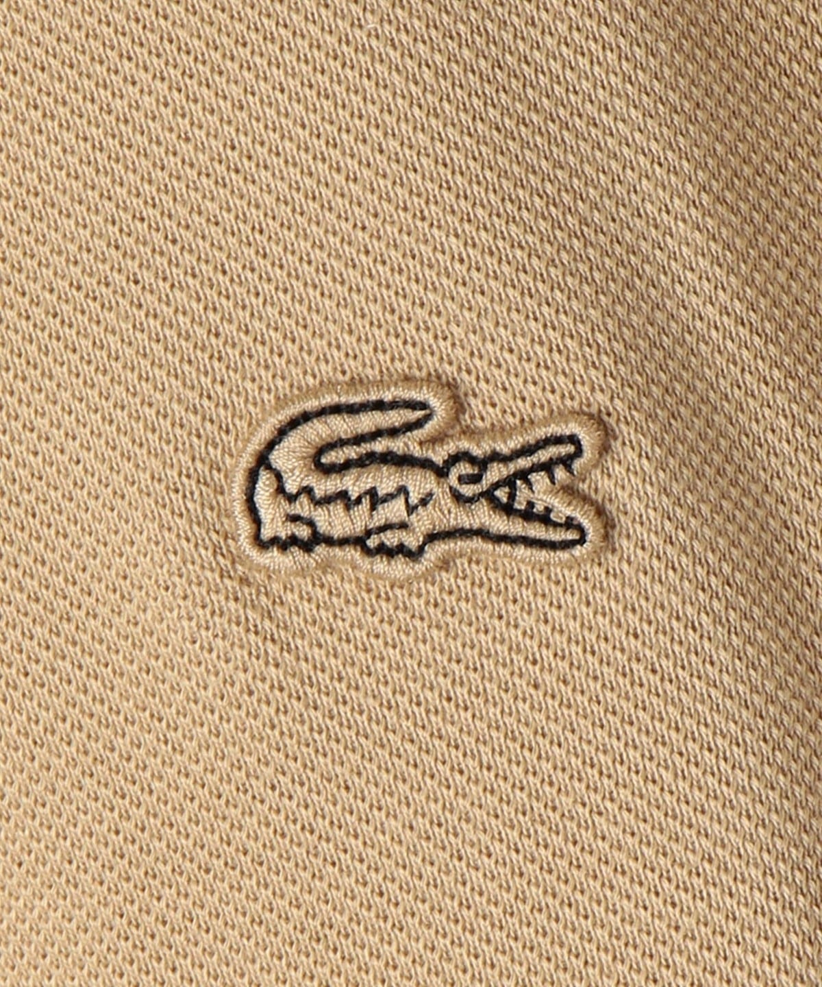 【SHIPS別注】LACOSTE: クラシック ニットリブ ポロシャツ