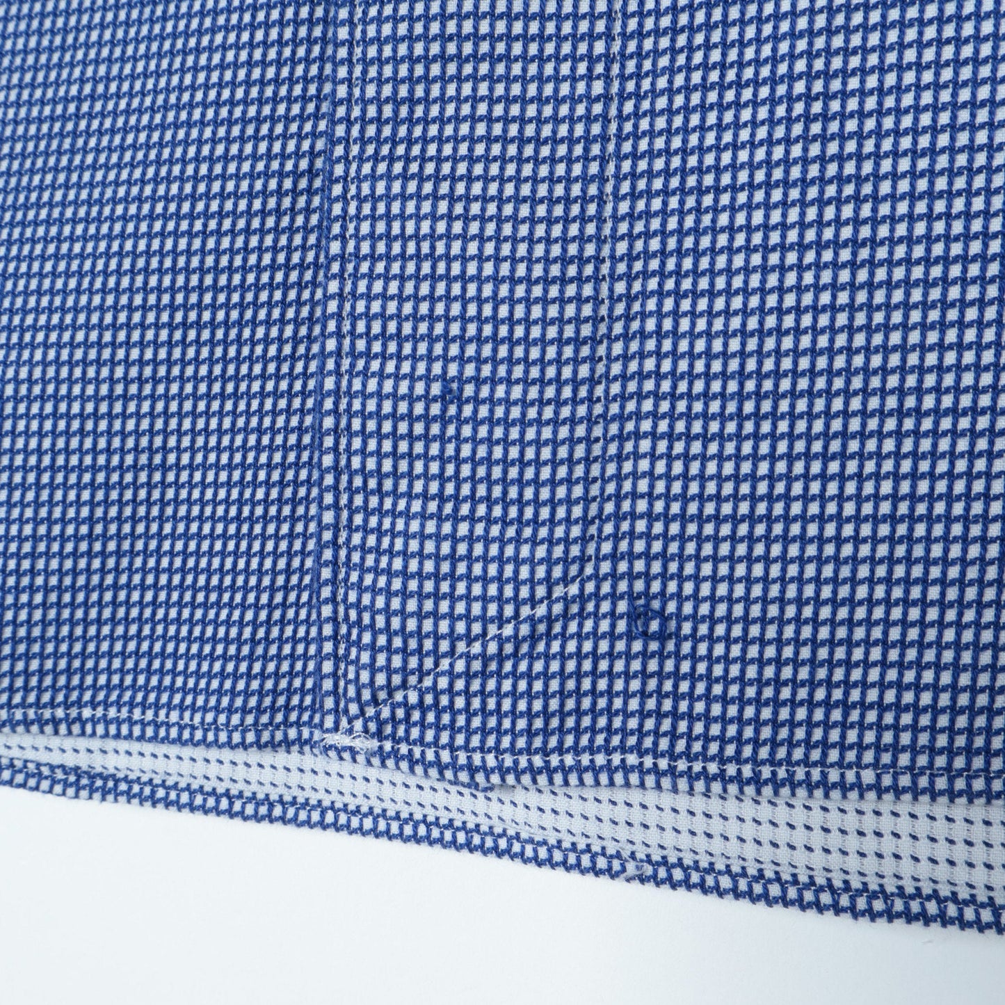 SD: ウォッシュド ワッフル ソリッド シャツ(ネイビー)