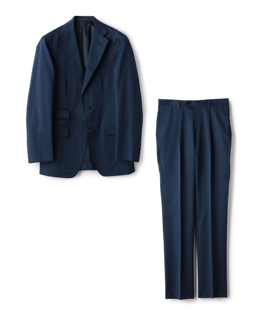 VALDITARO for SHIPS: コットン ソラーロ ワンプリーツ スーツ