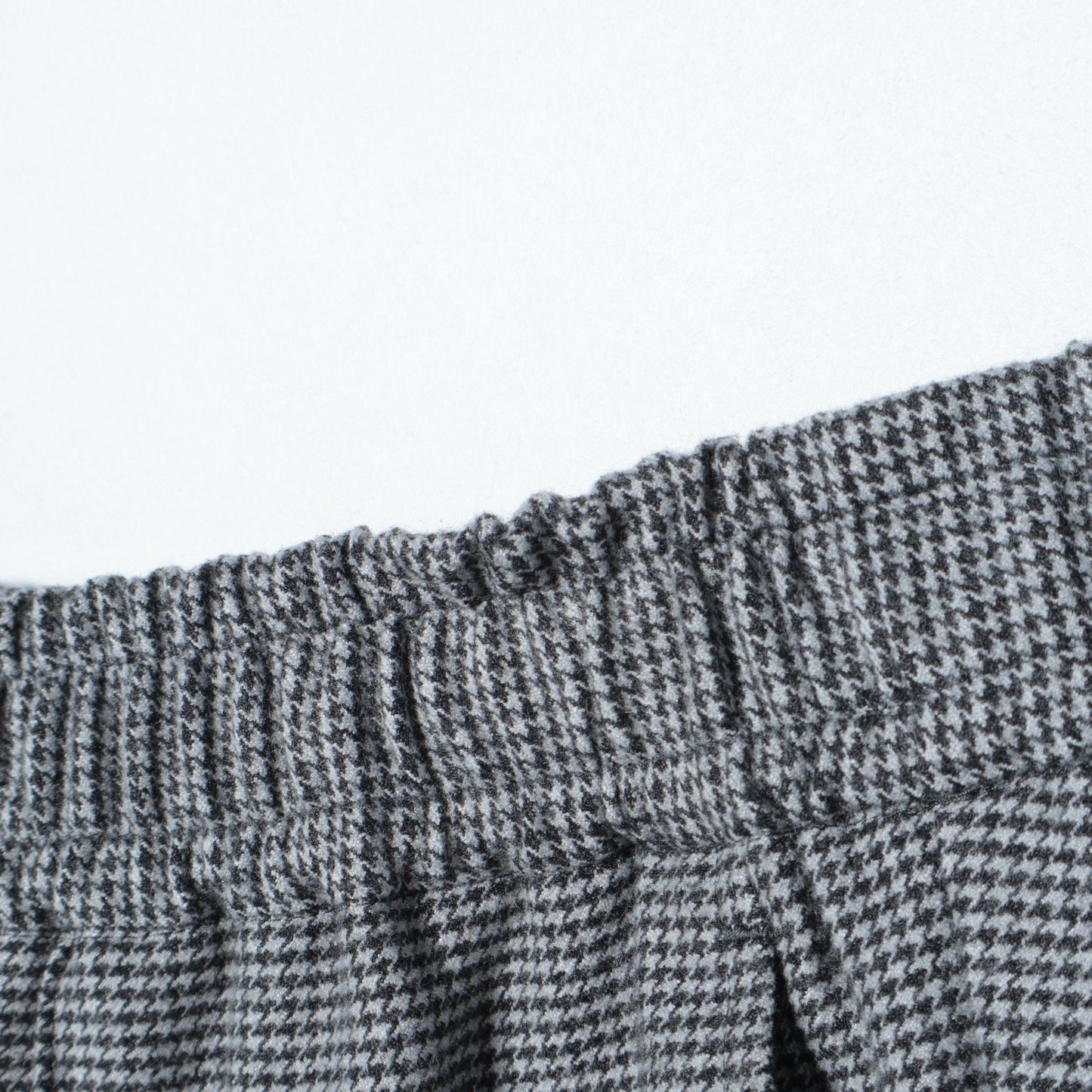 SHIPS any:〈ウォッシャブル〉ピンタック セミフレア イージー チェック フルレングス パンツ