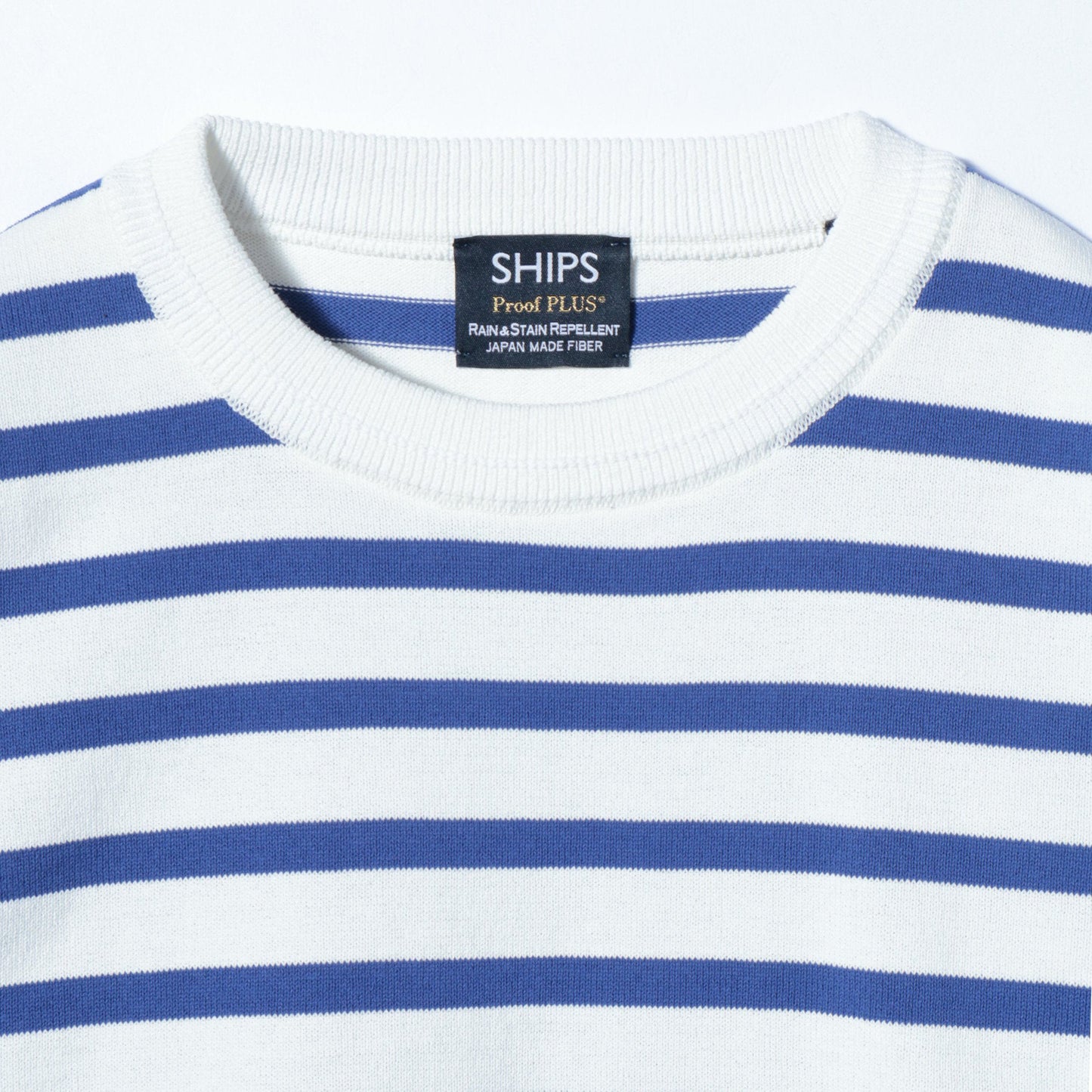 SHIPS: PROOF PLUS(R) ミドルゲージ ボーダー ニット