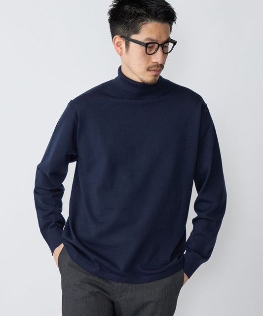 SHIPS: <ウォッシャブル>12GG テックウール タートルネック ニット