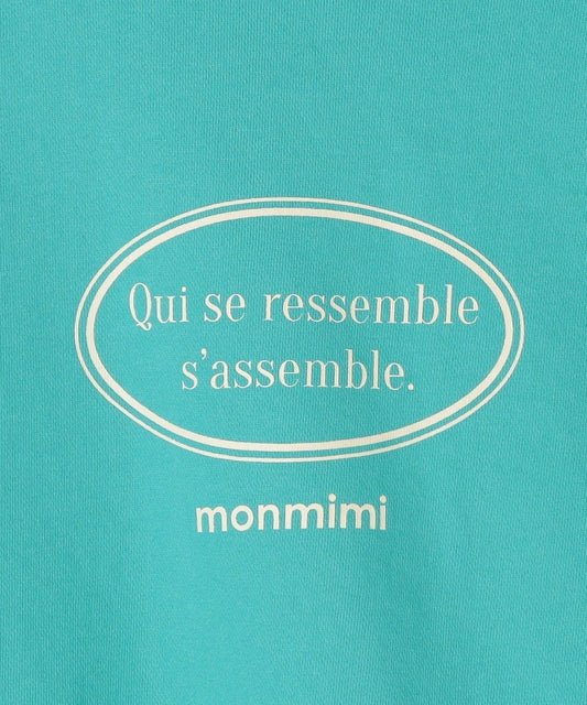 【SHIPS any別注】MONMIMI: プリント ロゴ スウェット