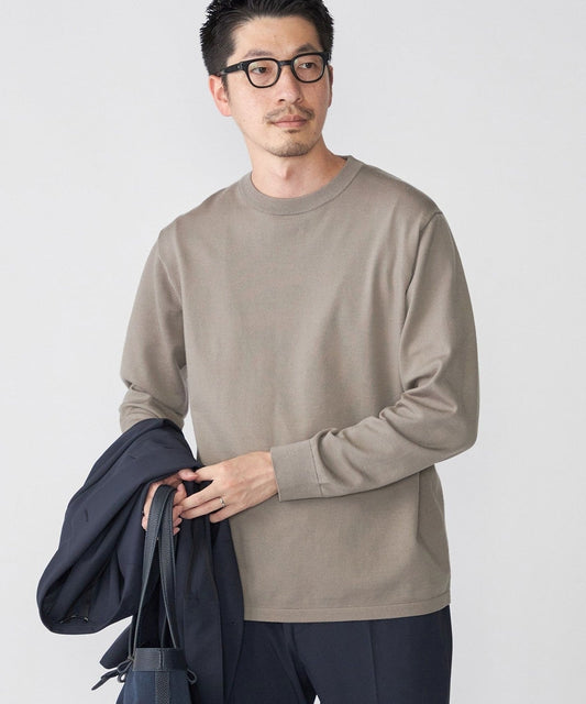 SHIPS: 〈洗濯機可能〉 14ゲージ テックウール クルーネック ニット