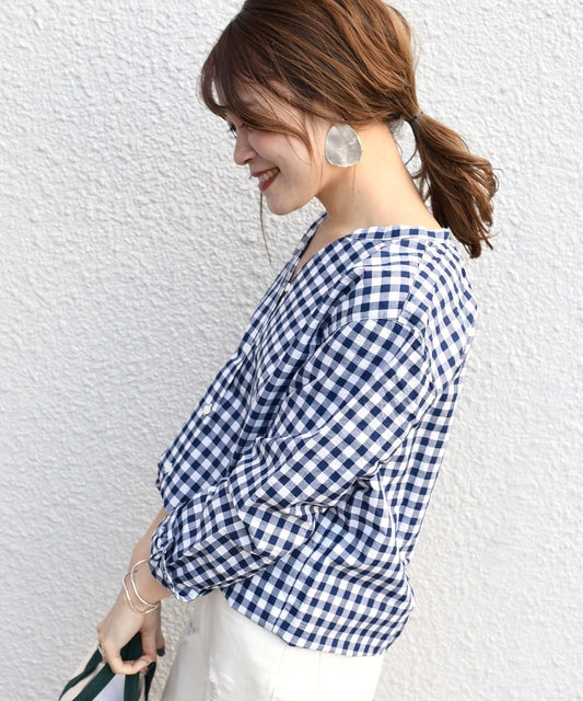 SHIPS Days STANDARD:スキッパー チェックシャツ 19SS