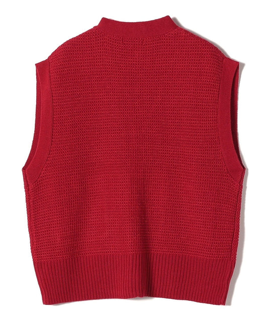 SHIPS Colors:〈手洗い可能〉ニット ツイード ベスト