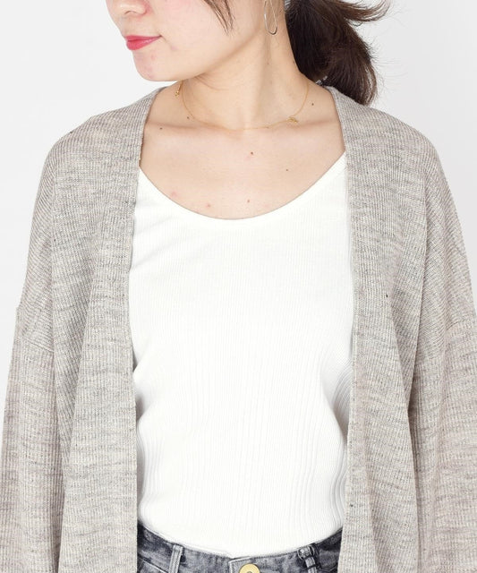 【WEB限定】テレデランリネンショートカーディガン