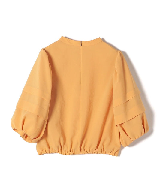 〈手洗い可能〉ECO ttony ボリューム スリーブ ブラウス