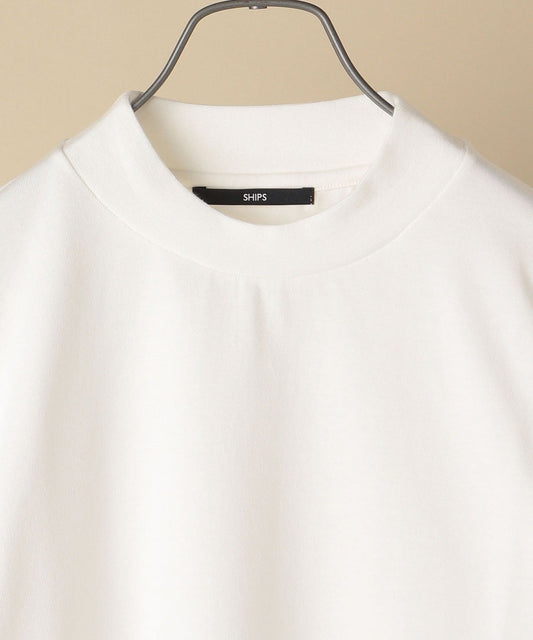 【WEB限定】SHIPS: 形態安定 防シワ加工 テレワーク ビズ Tシャツ (ロンT)