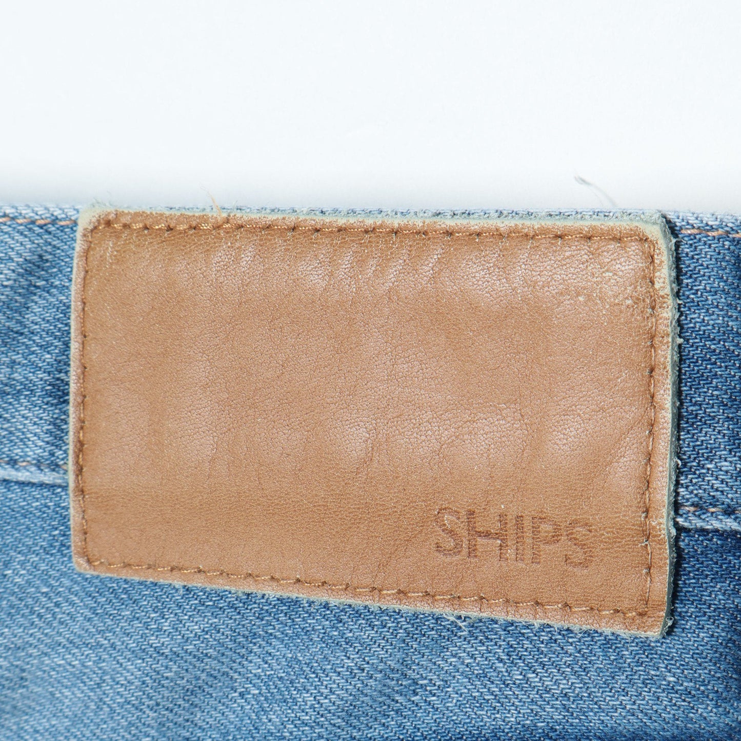 SHIPS:5PKT USED SELVAGE DENIM PT