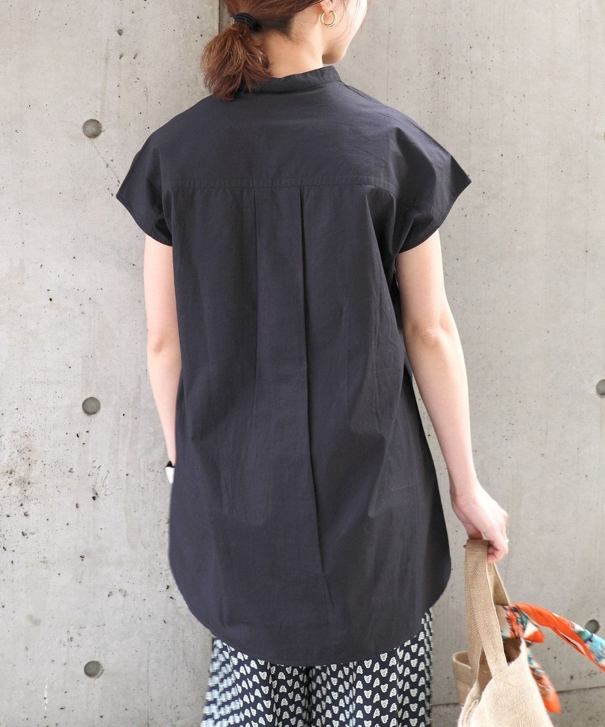 SHIPS any: ピンタック ロングシャツ〈ウォッシャブル〉