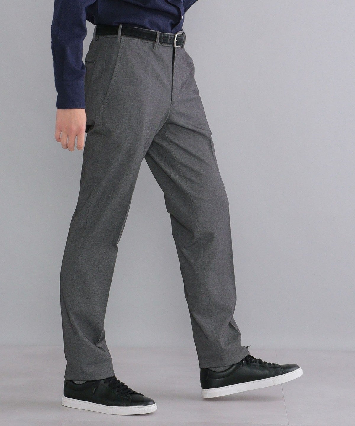 SHIPS:【ウエストアジャスト機能付き】 コットンポリエステル ジャージ ドビー スラックス