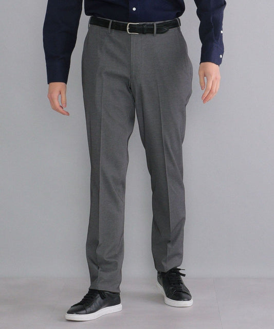 SHIPS:【ウエストアジャスト機能付き】 コットンポリエステル ジャージ ドビー スラックス