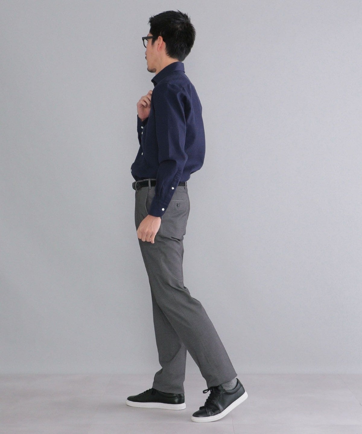 SHIPS:【ウエストアジャスト機能付き】 コットンポリエステル ジャージ ドビー スラックス